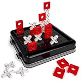 3D Tic Tac Toe Game, 64 Pieces, Classic & Challenging Board Sizes, 4 in a Row