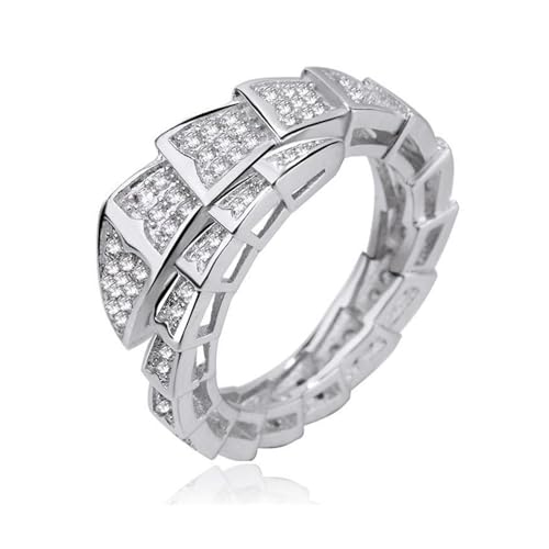 Bague serpent QHQQXN ajustable : oubliez les problèmes de taille avec cet anneau ouvert de luxe