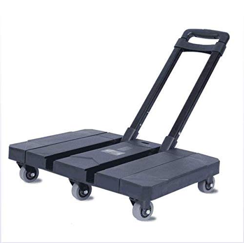 WEI-LUONG Folding Trolley Wohnung Mobil Trolley Garten Trolley, dehnbarer 480 Lb Trolley mit Rollen, 6 Räder, Faltbare geeignet Compatible with Outdoor-Multifunktions Trolley Karren Cover
