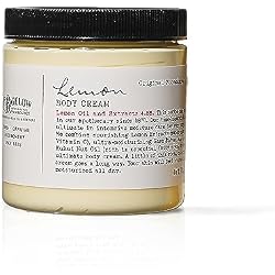 C.O. Bigelow Lemon Body Cream 8oz, Lotion for Dry Skin with Shea Butter & Lemon Extract, Moisturizing Body Lotion and Hand Treatment