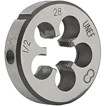 1/2"-28 UNEF Round Die, Right Hand Machine Thread Die 1/2 x 28 UNEF