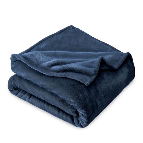 anysun Couverture Chauffante, Plaid Chauffant, 6 Niveaux de Chaleur, Minuterie de 10 Heures, Arrêt Automatique, Couverture Chauffante Electrique pour Lit, Canapé (Bleu, 130 x 180 cm)