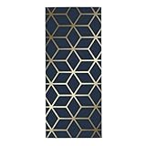 Azul Marino Dorado, Toallas de Mano duraderas para Hotel, Toallas de Viaje, Toallas faciales, 30 x 70 cm