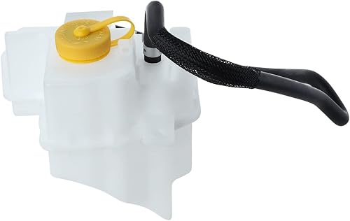 Miniatura 4 de NI3014123 Tanque de botella de desbordamiento de depósito de refrigerante para automóvil estilo fábrica con tapa y manguera compatible con Nissan