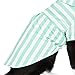Youly Green Stripe Shirt for Cats, Small/Medium