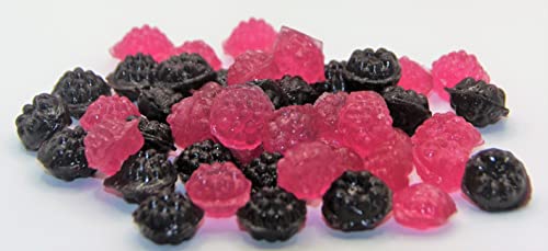 1 kg de bonbon framboise & mûre sans sucre