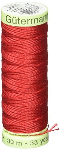 Hilo Gütermann Top Stitch 33 Yardas Escarlata miniatura 1