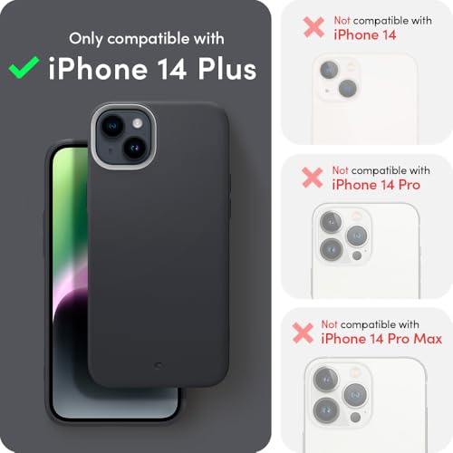 Image of Spigen Cyrill UltraColor Mag | iPhone 14 Plus Case | Black Dark Grey iPhone 14 Plus Back Cover | TPU+Poly Carbonate - Dusk