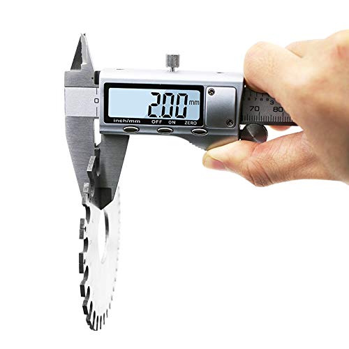 Calibrador de alambre y diámetro de acero inoxidable miniatura 3