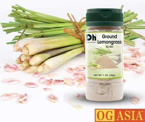 DH FOODS Gemahlene Zitronen Gras – Vietnamesisches Gewürz für Curry, Grill, Marinade & mehr – OG ASIA – 30g