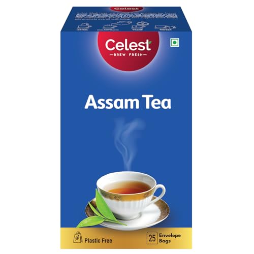 Celest Assam Tea | Black Teabags 25 pcs | Enveloped Tea Bags