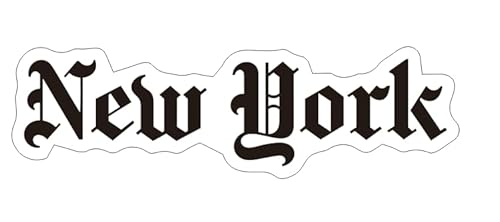 MAKTEM New York Decal Stickers for Car, Scrapbooking, Postcards, Waterbootles,