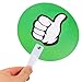 Homoyoyo 10pcs Portable Voting Paddles Reusable Thumb Boards for Classroom Events and Games Handheld Voting Boards Easy to Clean Flexible Design