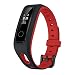 Produktbild HONOR Huawei Band 4 Running Version Sport Smartwatch & Fitness Tracker - Schwarz+Rot
