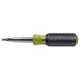 Klein Tools 32527 Multi-Bit Screwdriver &sol; Nut Driver&comma; 11-in-1 with Phillips&comma; Slotted&comma; Square&comma; and Schrader Bits and Nut Drivers