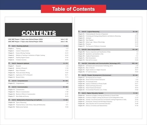 Image of Disha 74 Topic-wise NTA UGC NET / JRF / SET Paper 1 (Compulsory) Teaching & Research Aptitude Previous Year Solved Papers (2026 - 2004) 8th Edition | PYQs Question Bank | National Eligibility Test 2027