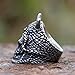 ZMY Home Horns Skull Ring - One-Eyed Demon Skull Desgin Fashion Stainless Steel Jewelry (13)
