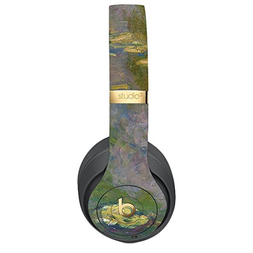 MightySkins Skin Compatible with Beats Studio 3 Wireless - Water Lilies | Protective, Durable, and Unique Vinyl Decal wrap Cover | Easy to Apply, Remove, and Change Styles | Made in The USA by MIGHTY SKINS - Used condition - US$12.75