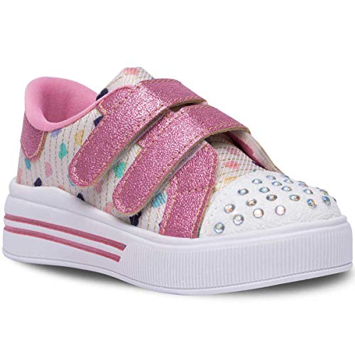Tênis Velcro Infantil Feminina Menina 11.40 (Rosa, 20)