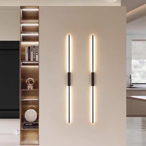 Iluminación dormitorio y pasillos con aplique LED moderno largo 2