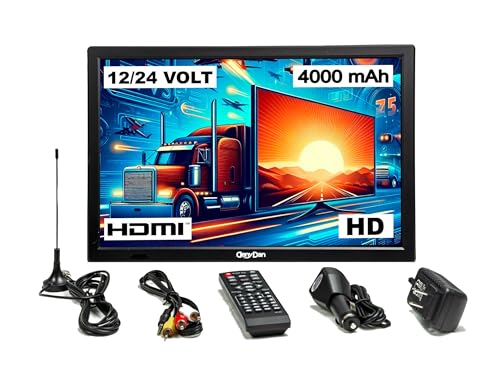 DenyDan 16-Inch Travel TV – Your Ultimate Portable Entertainment Hub for Car,...
