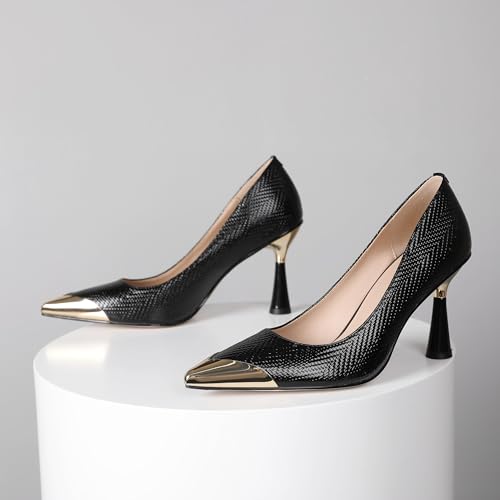 LingxiaUne Pumps for Women Pointed Toe Stiletto High Heels Ideal for Business Office Dress Weddings Fashion Events and Dance Parties Elegant Footwear for The Modern Woman4