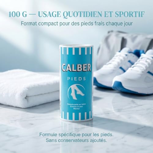 Calber Talc Déodorant Menthol 100 gr – vue 7