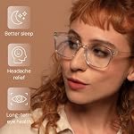 Gaoye Stylish Eyewear Frame Accessories - Blue Light Glasses for Woman - Computer Glasses for Blue Light Blocking - Image 4