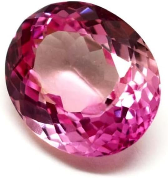 16-18 Ct Natural Pink Padparadscha Sapphire Oval Cut Certified Loose Gemstone for Jewellery Making