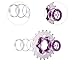 Aosekaa Single Speed Cassette Cog, Bike Freewheel, Bicycle Cassette Cog, Bike Single Speed Conversion Set for Mountain Road Bikes, 21T