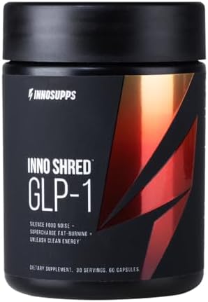 InnoSupps Inno Shred™ GLP-1 | Thermogenic Fat-Burner | Appetite + Metabolism Support | Energy + Performance | Berberine + Chromium | 60 Capsules. 30 Servings.