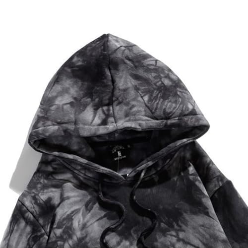 Tie Dye Hoodies for Men 100% Cotton Heavyweight Fleece Unisex Long Sleeve Sweatshirts with Pocket2