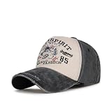 Original Wolf Team SPIRIT - Gorra de béisbol de algodón para mujeres y hombres, vintage, para deportes al aire libre, casual, sombrero de sol, Negro, Medium