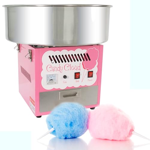 FunTime Commercial Quality Cotton Candy Floss Machine Maker - FT1000CC-P