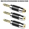 HiFi Sound 6.35mm to 2.5 3.5 4.4mm Earphone Adapter Metal Headphone Converters for Enhances Experiences Sound