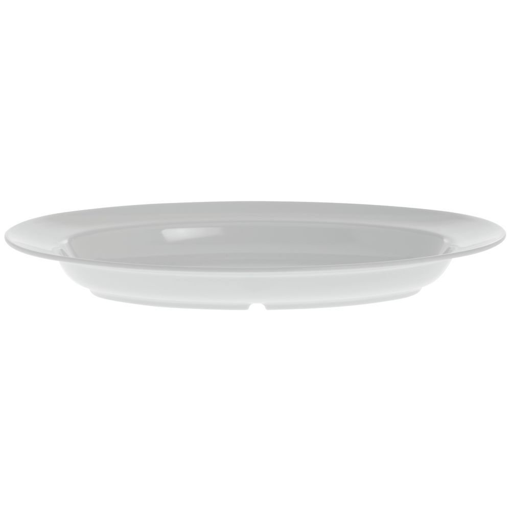 G.E.T. White 17" x 12" Oval Platter by Milano – Large, Melamine, White, Model ML-14-W