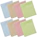 Wisdompro 8-Pack Microfiber Cleaning Cloth for Camera Lens, Glasses, Phone, iPhone, iPad, Tablet, Laptop, LCD TV, Computer Screen, Monitor and Other Delicate Surface Colorful(5.7 x 6.9 Inches)