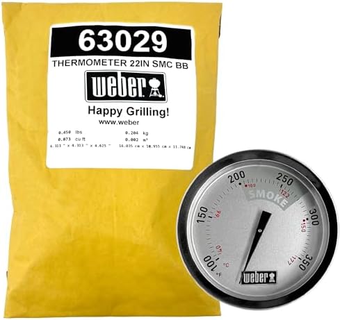 Weber 63029 Temperature Gauge for 22.5" Smokey Mountain Cooker