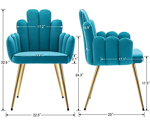 Sillón plegable goma metalizado azul miniatura 2