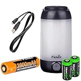 Fenix CL26R 400 Lumen USB Rechargeable Camping Lantern/Work Light, 18650 Rechargeable Battery with...