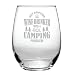 Camping Accessories - Just Another Wine Drinker with a Camping Problem - Camper Gift - Wine Glass - Glamping RV Kitchen Accessories - Happy Camper - Funny Gifts - Outdoors Sign - Camping Wine Glass
