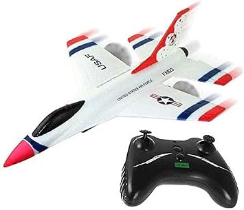 Mini RC Airplane Raptor Model F22 F-22 F16 Fighting Falcon Su 35 Sukhoi Su-35 F/A-18C Hornet Blue Angels Radio Remote Control Jet Fighter Kids Toys Beginner RC Glider F-16 Fighting Falcon