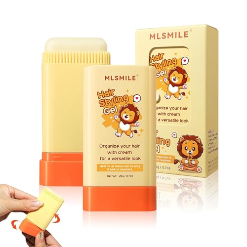 MINXUEYEN Kids Hair Styling Gel & Wax Stick 2-in-1, 0.71oz