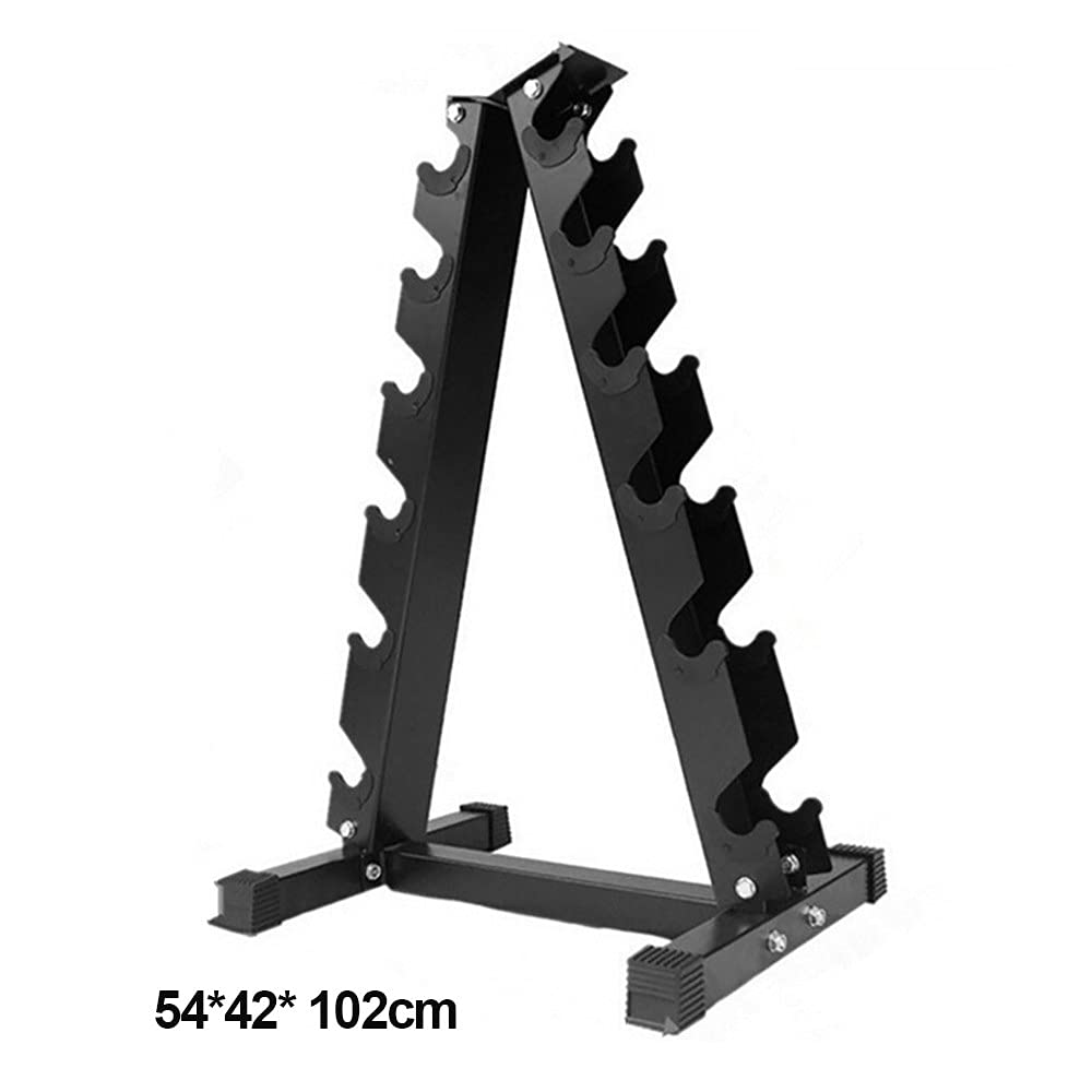 Porta Manubri, Supporto Per Manubri In Acciaio A 3 Livelli/6 Livelli, Porta Manubri Per Casa E Palestra (Solo Supporto), Capacità Massima: 200 Kg,6Tier