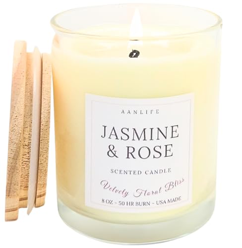 Jasmine & Rose Scented Candle