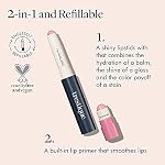 TRE'STIQUE Prime And Shine Lip Crayon, Refillable Shiny Lipstick With Built-in Primer, Clean Beauty Makeup, Lipstick For Women, 2-in-1 Glossy and Lip Primer - Image 2