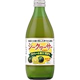 湧川商会 シークヮーサー 台湾産果汁 100% 360ml 瓶 [ ストレート果汁100% 保存料 香料 不使用 シークアーサー 国内加工 ]