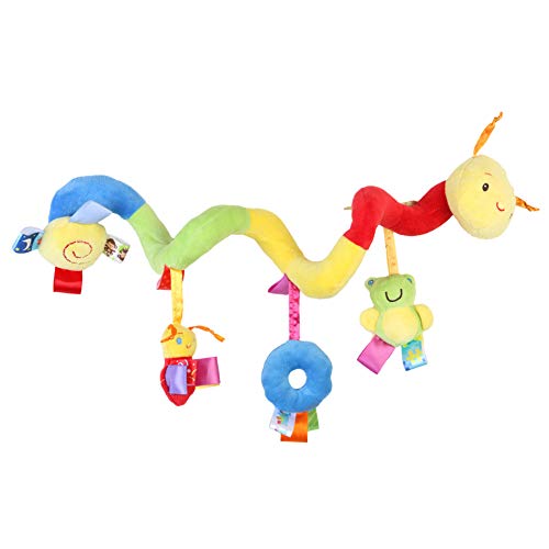 Baby kinderwagen wieg speelgoed, Spiraal wieg Baby kinderwagens speelgoed, Spiraal activiteit opknoping pluche speelgoed… - Image 6