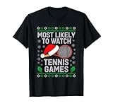 Photo Gallery più probabile guardare il tennis babbo natale abbinato brutto natale maglietta Photo Gallery più probabile guardare il tennis babbo natale abbinato brutto natale maglietta