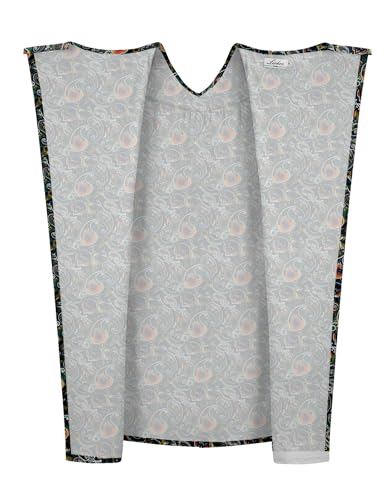 Image of Hospital Gowns for Women Open Back Tear Away Snap Post shoulder Dress Short Sleeve Soft Adaptive Clothing with Pockets